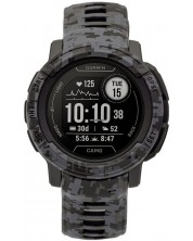 Смарт часовник Garmin - Instinct 2 Camo, 45mm, графит -1